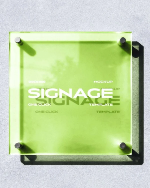 Plakat/Custom Signane Acrylic